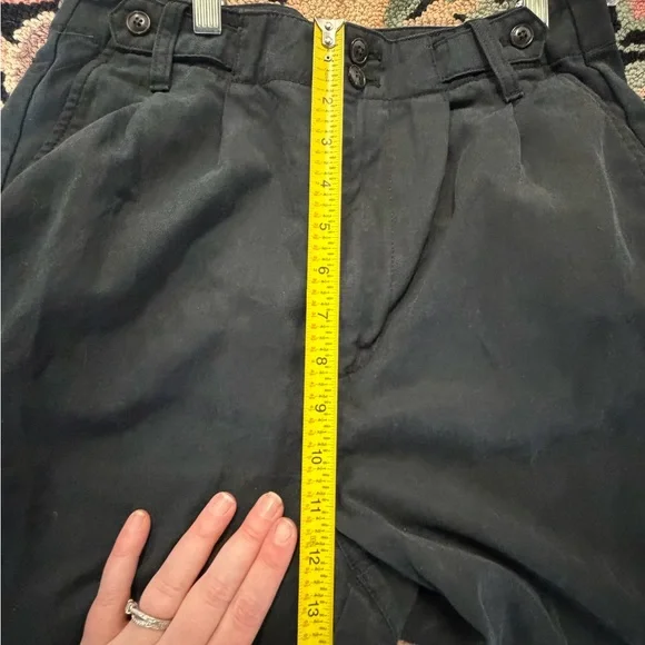 Madewell Black High Rise Trouser Pant Size 4 - Picture 6 of 7